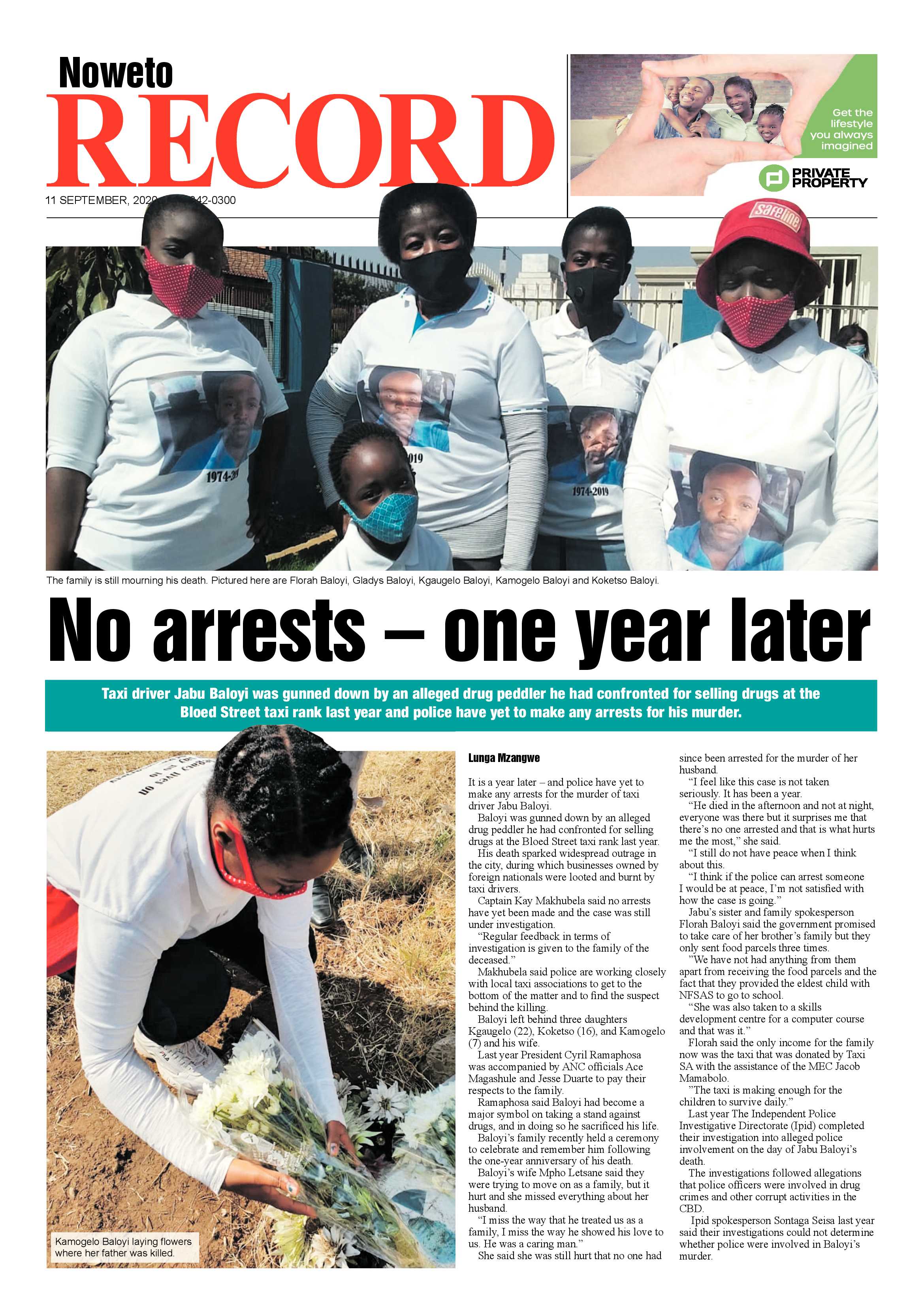 Rekord Noweto 11 September 2020 page 1