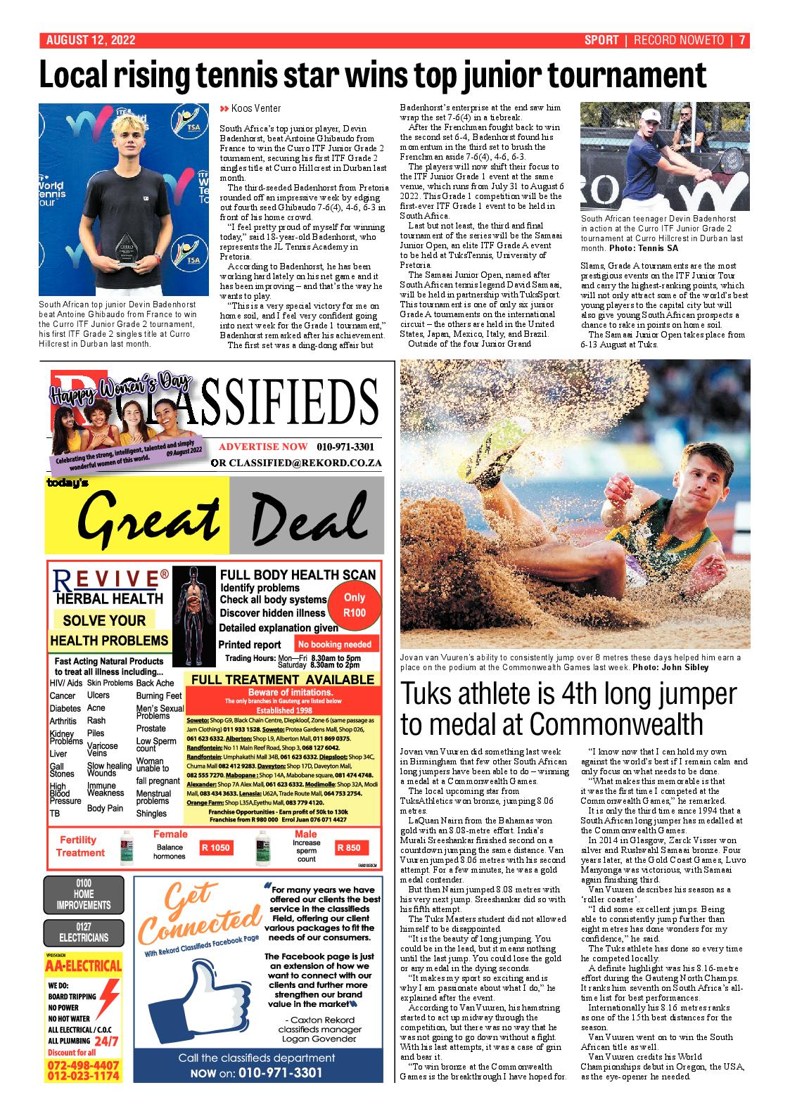 Rekord Noweto 12 August 2022 page 7