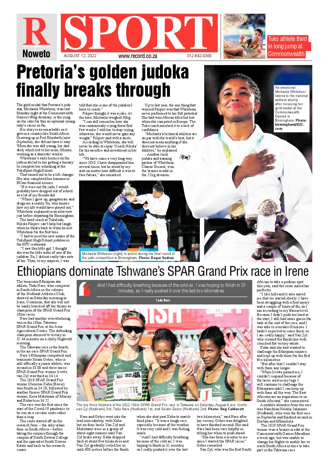 Rekord Noweto 12 August 2022 page 8
