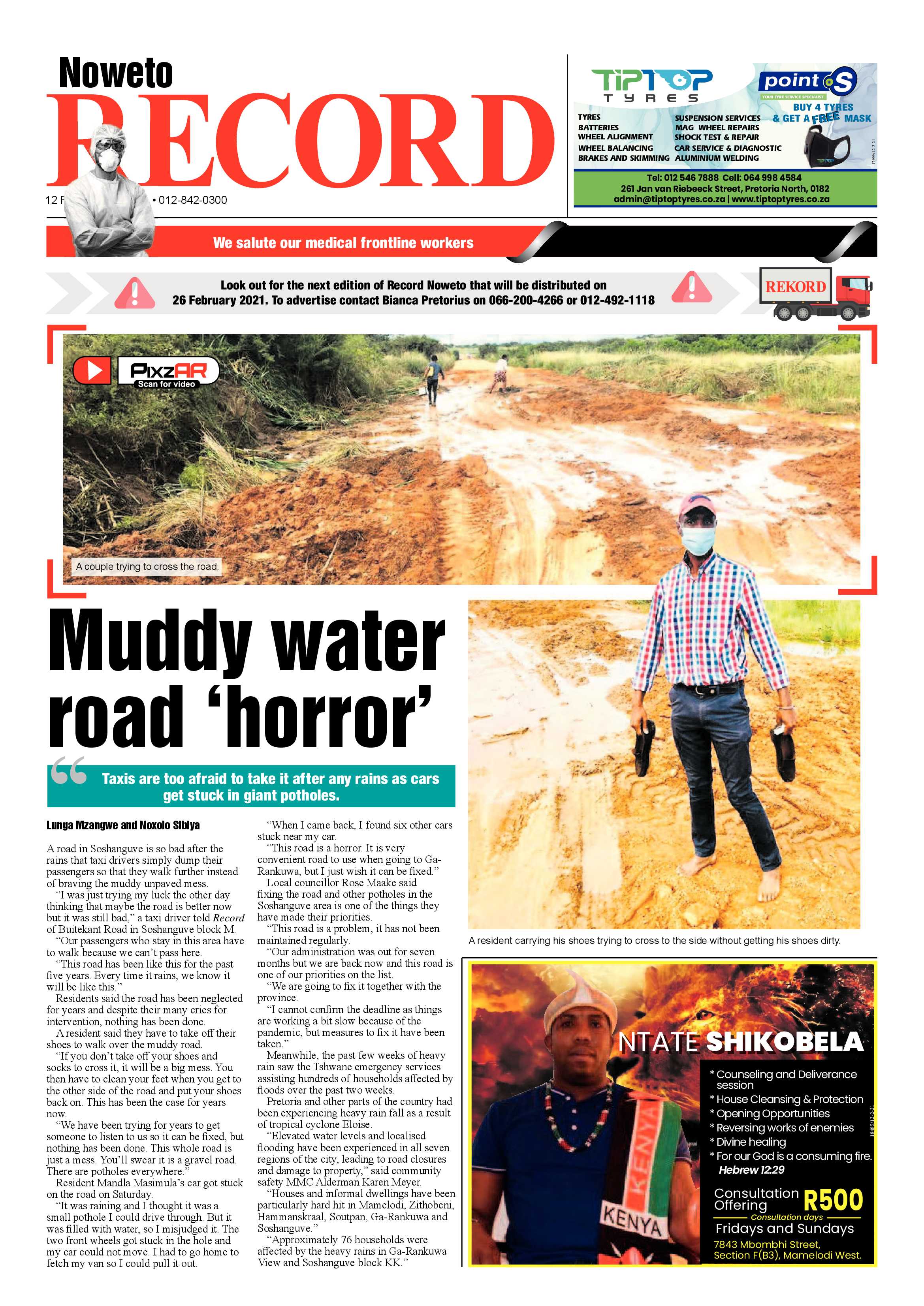 Rekord Noweto 12 February 2021 page 1
