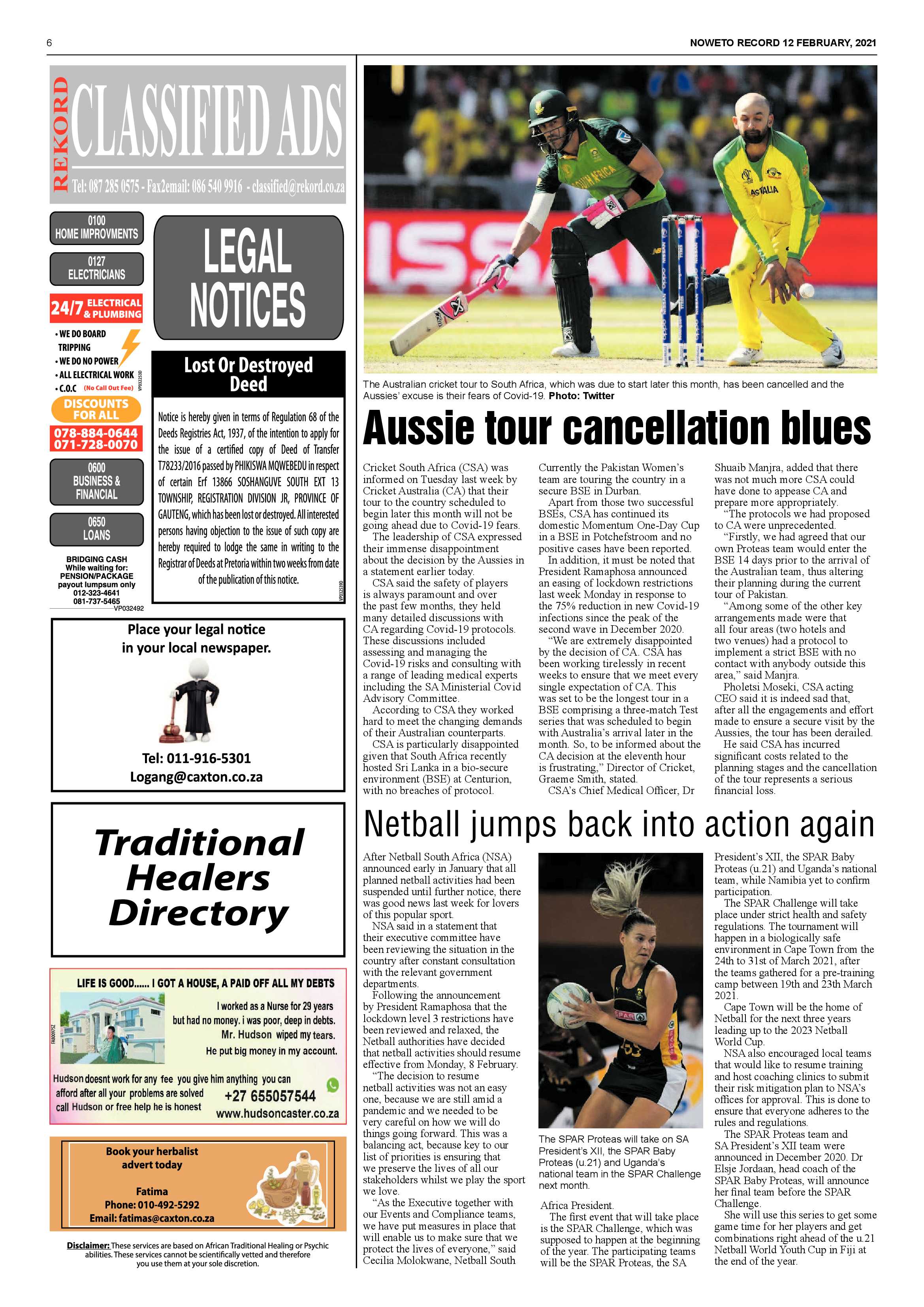 Rekord Noweto 12 February 2021 page 6