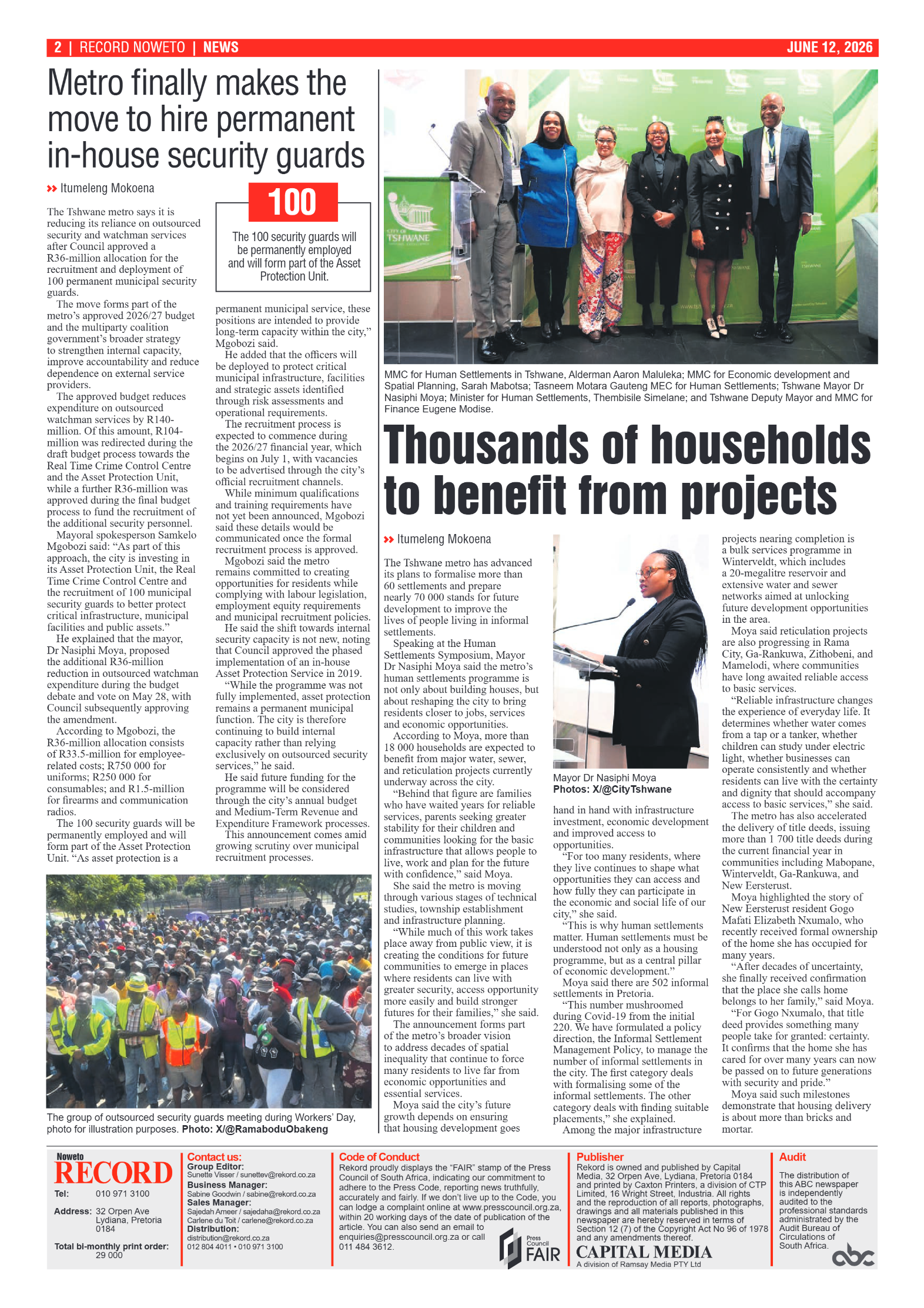 Rekord Noweto 12 June 2026 page 2
