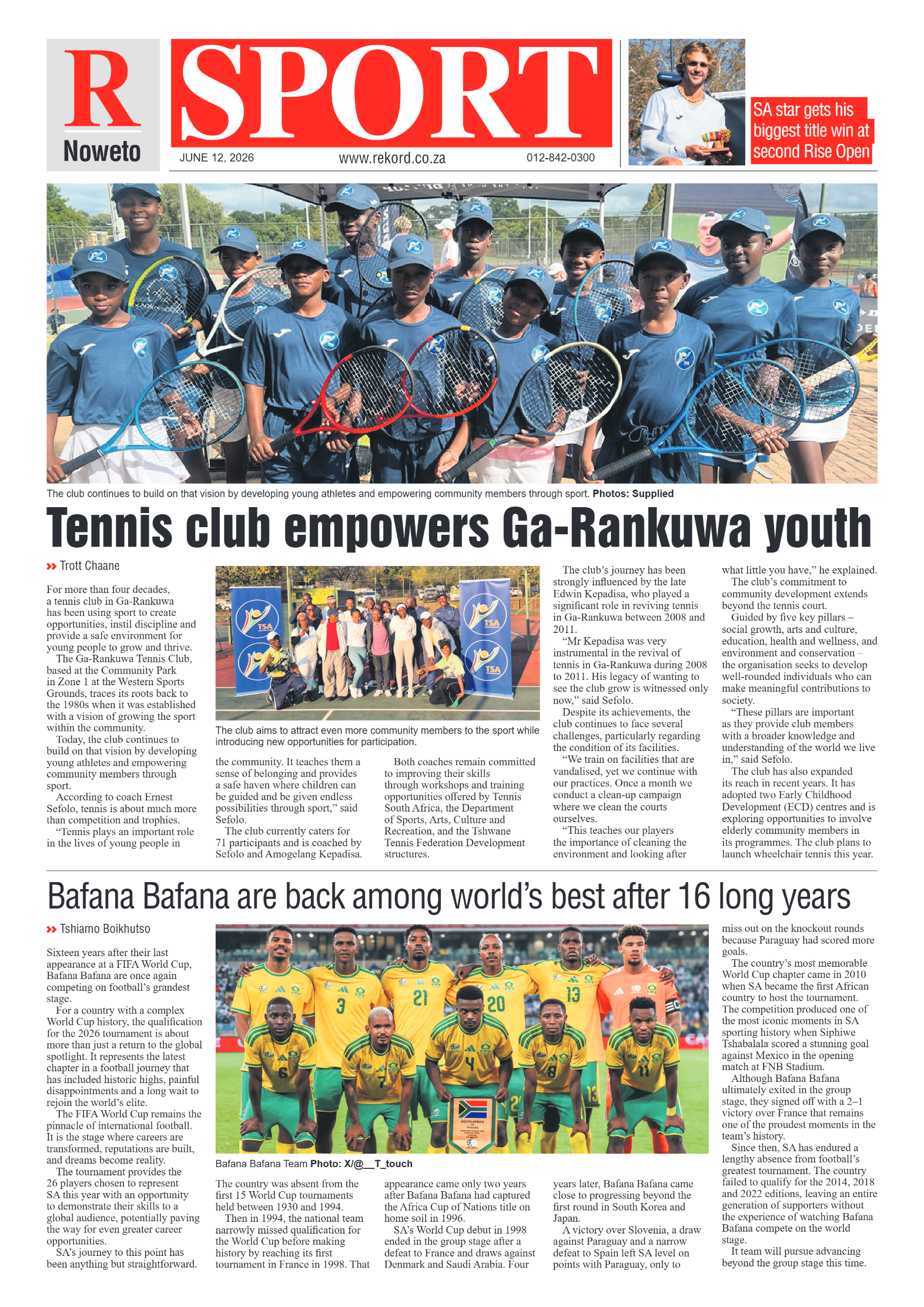 Rekord Noweto 12 June 2026 page 8