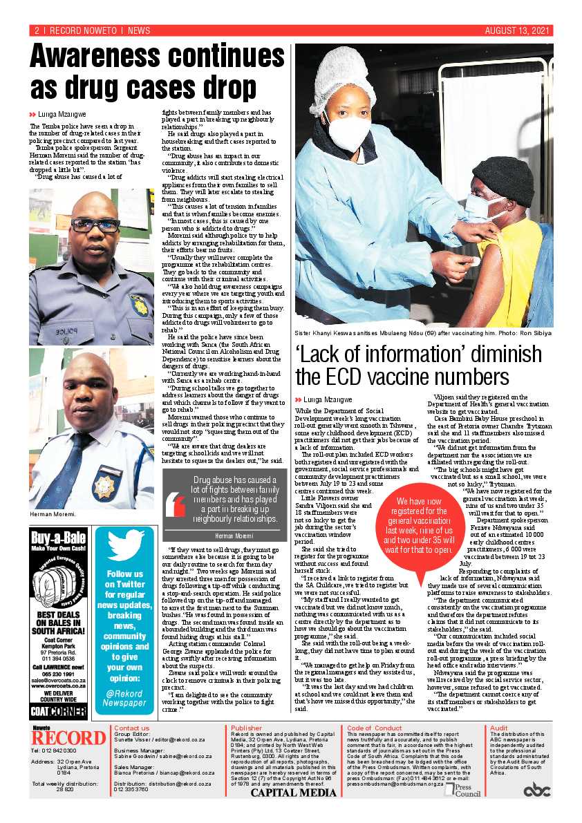 Rekord Noweto 13 August 2021 page 2