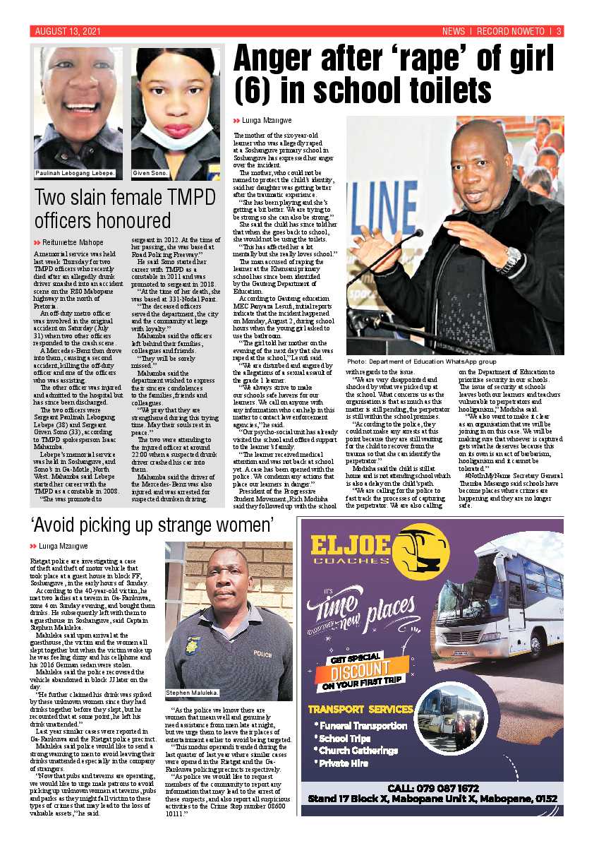 Rekord Noweto 13 August 2021 page 3
