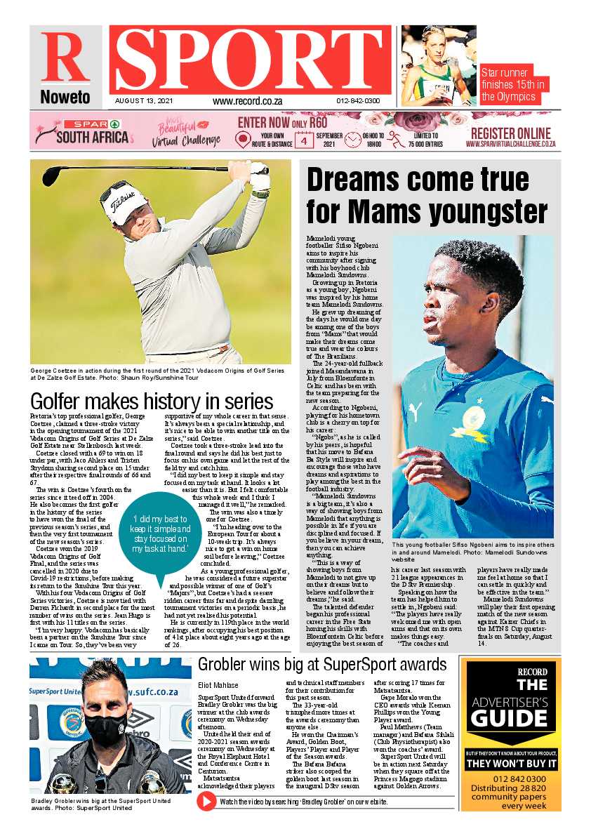 Rekord Noweto 13 August 2021 page 8