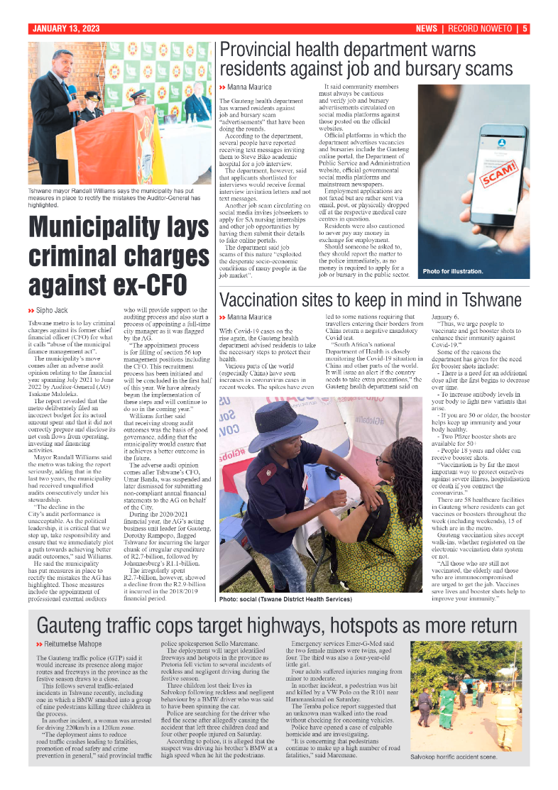 Rekord Noweto 13 January 2023 page 5