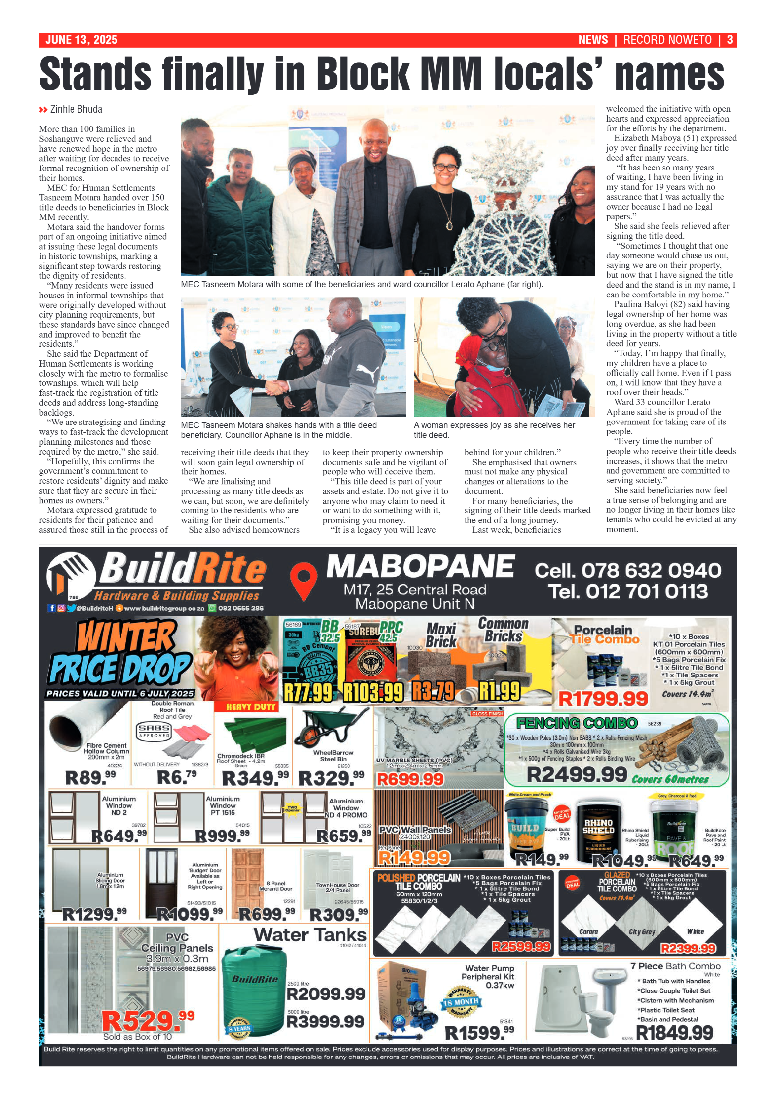 Rekord Noweto 13 June 2025 page 3