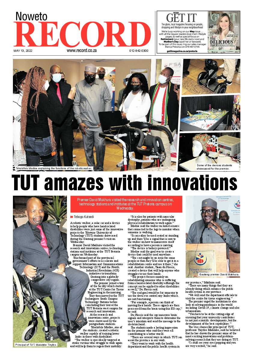 Rekord Noweto 13 May 2022 page 1