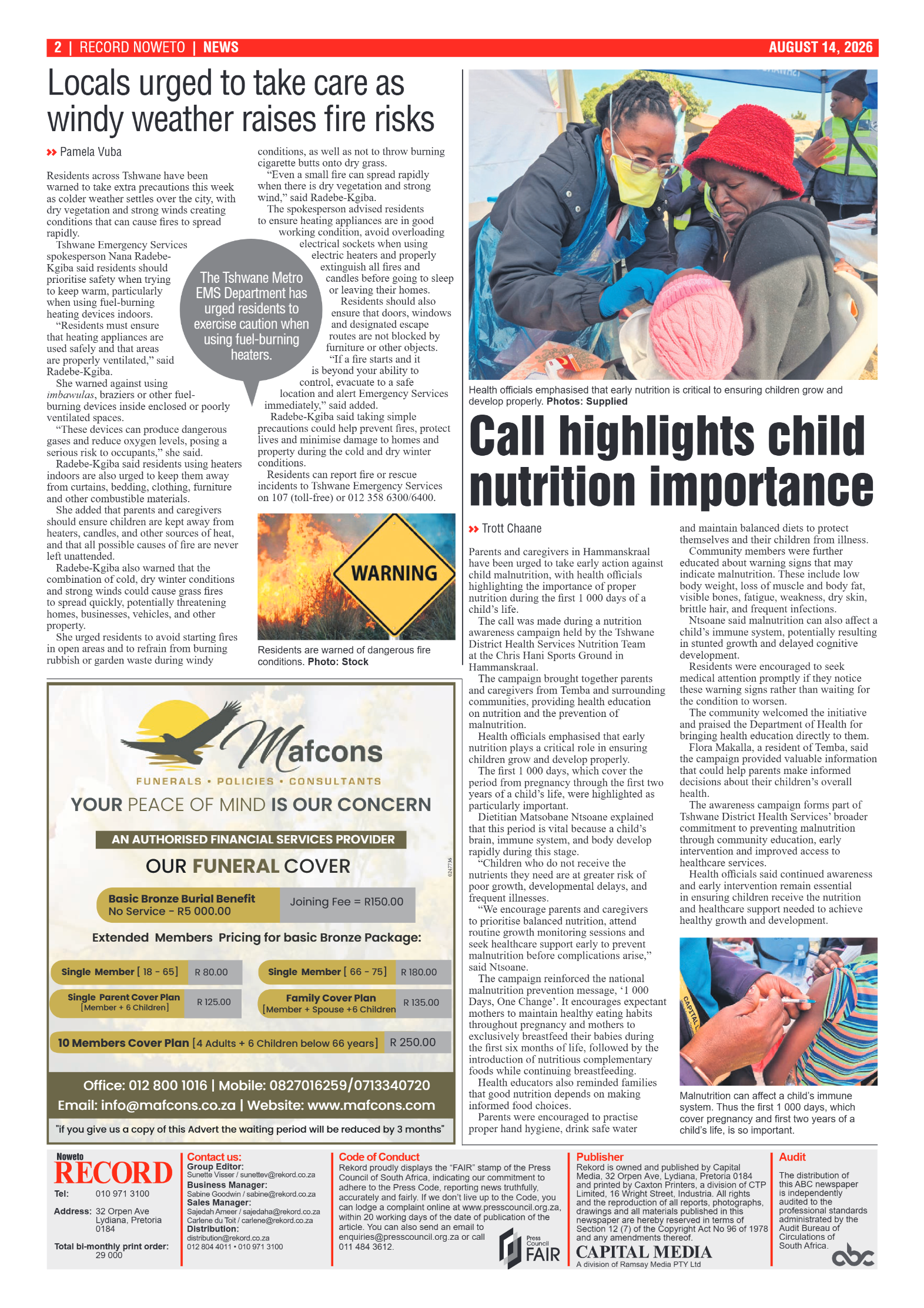 Rekord Noweto 14 August 2026 page 2