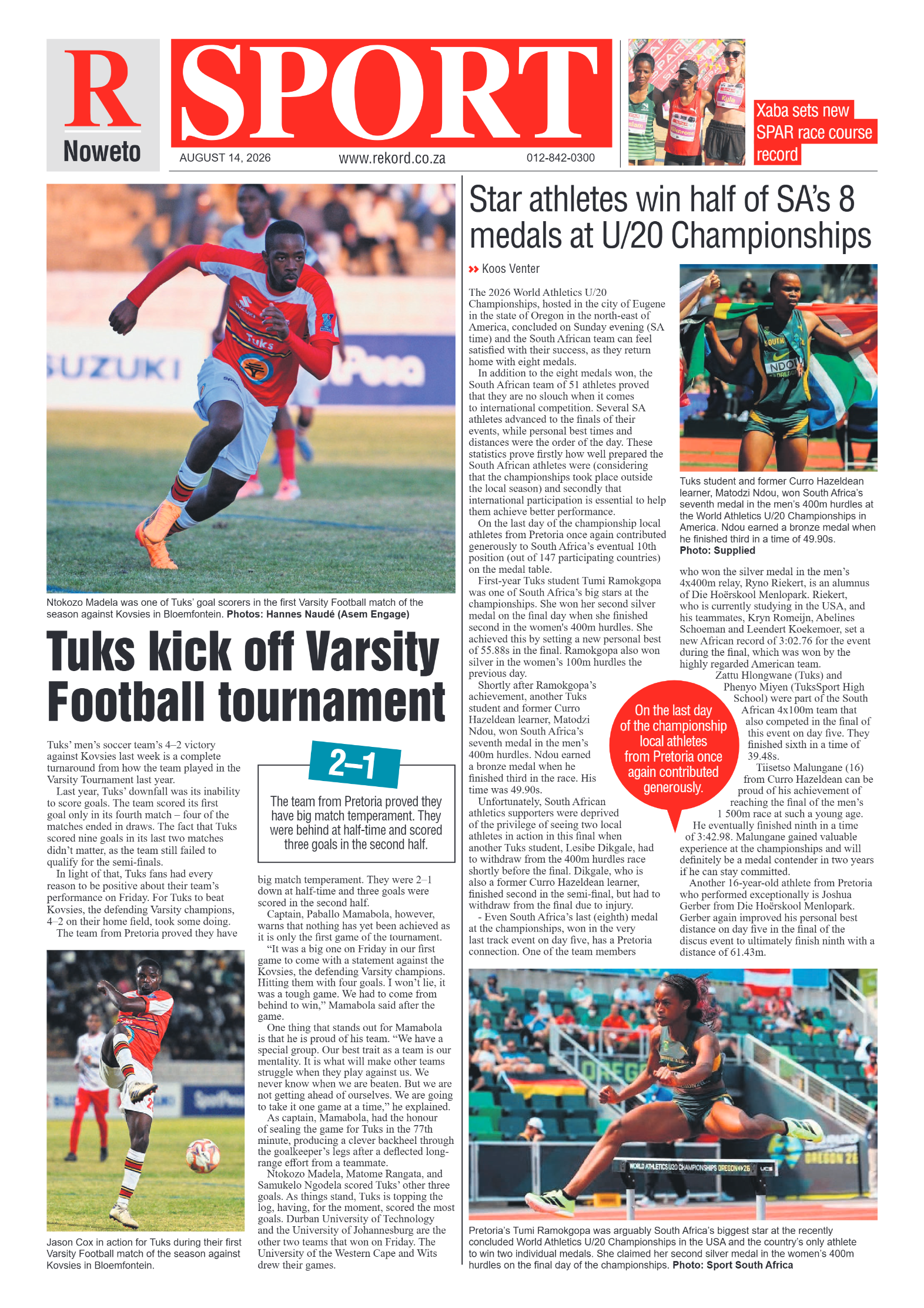 Rekord Noweto 14 August 2026 page 8