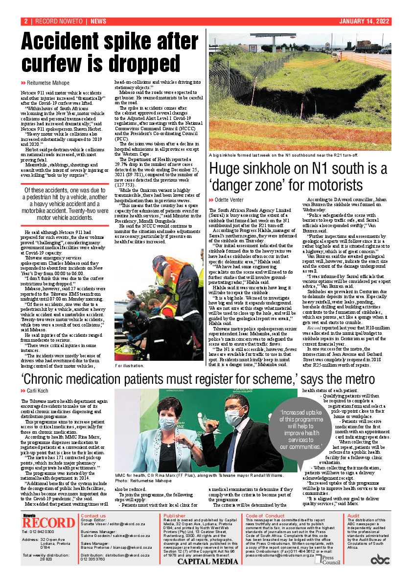 Rekord Noweto 14 January 2022 page 2