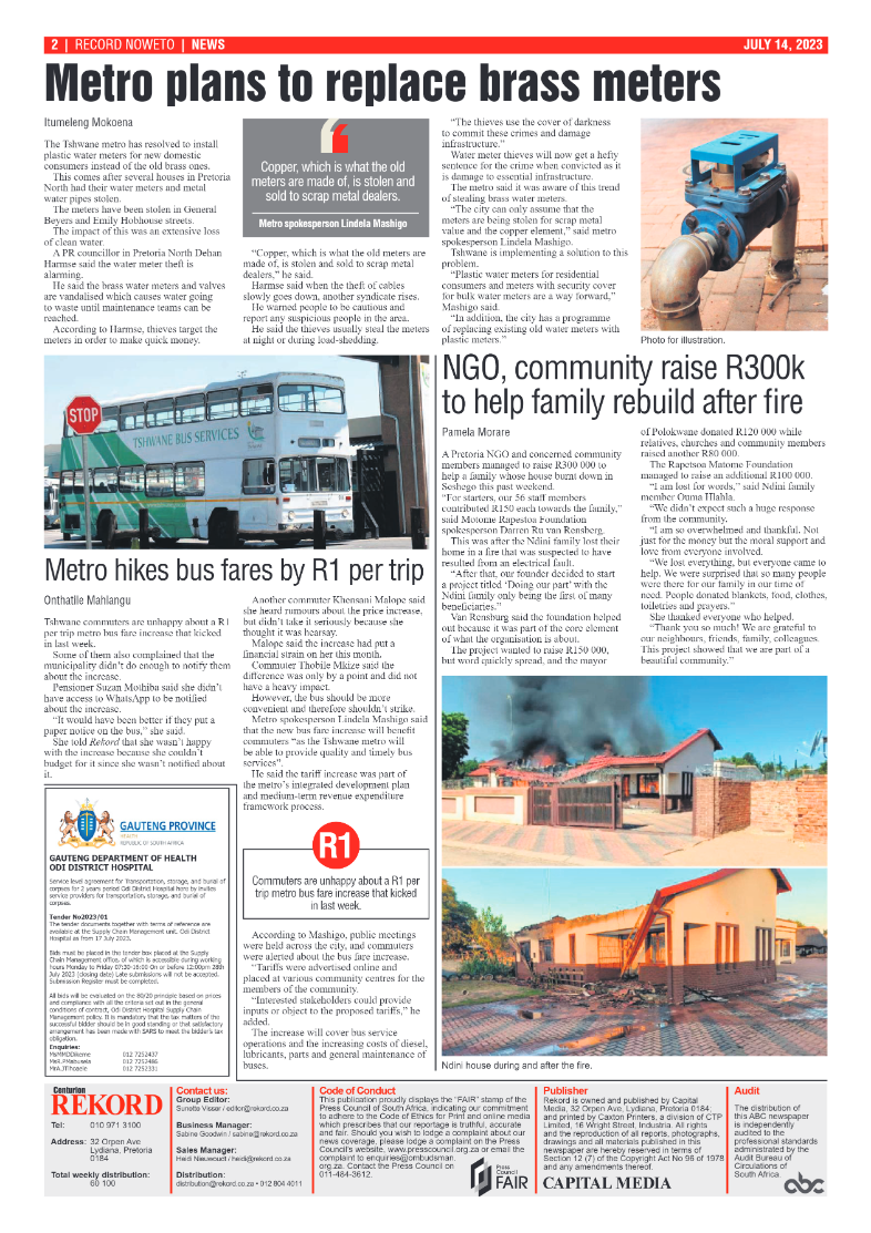 Rekord Noweto 14 July 2023 page 2