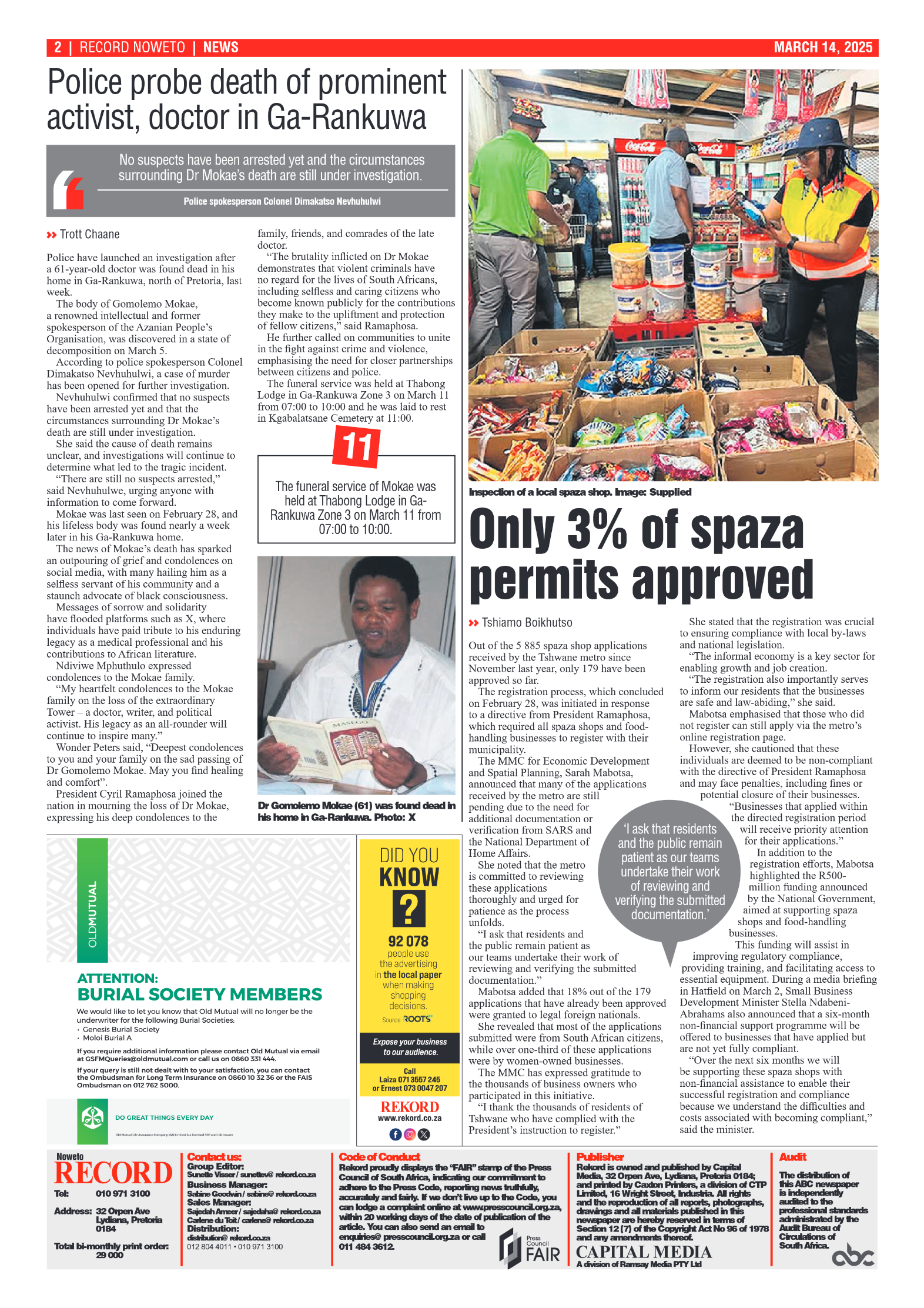 Rekord Noweto 14 March 2025 page 2