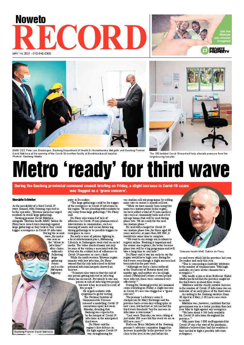 Rekord Noweto 14 May 2021 page 1