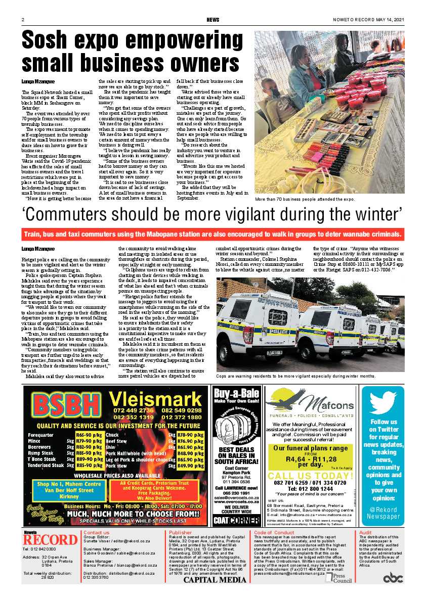 Rekord Noweto 14 May 2021 page 2