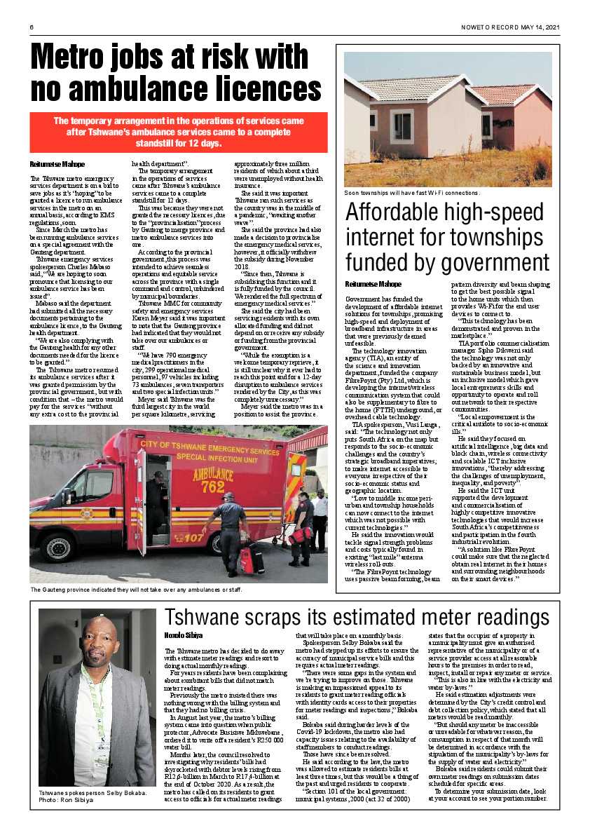 Rekord Noweto 14 May 2021 page 6