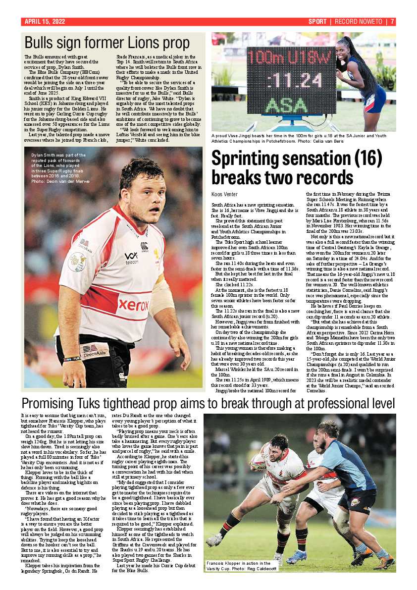 Rekord Noweto 15 April 2022 page 7