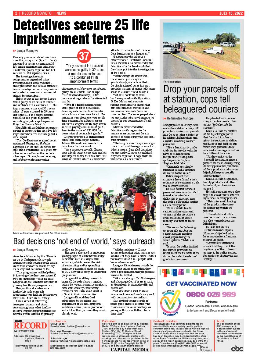 Rekord Noweto 15 July 2022 page 2
