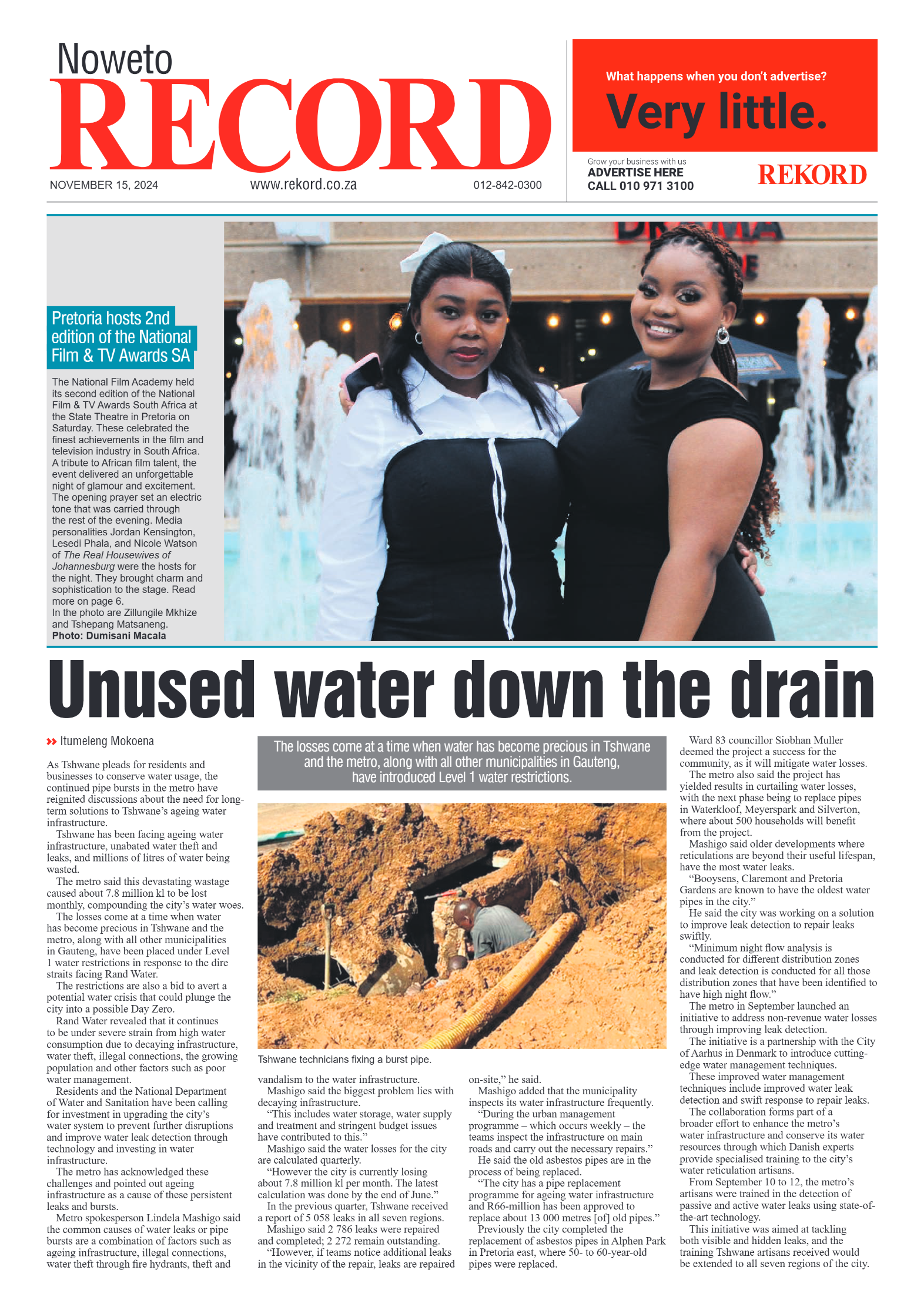 Rekord Noweto 15 November 2024 page 1