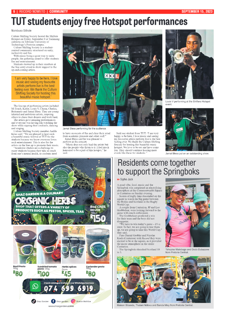 Rekord Noweto 15 September 2023 page 6