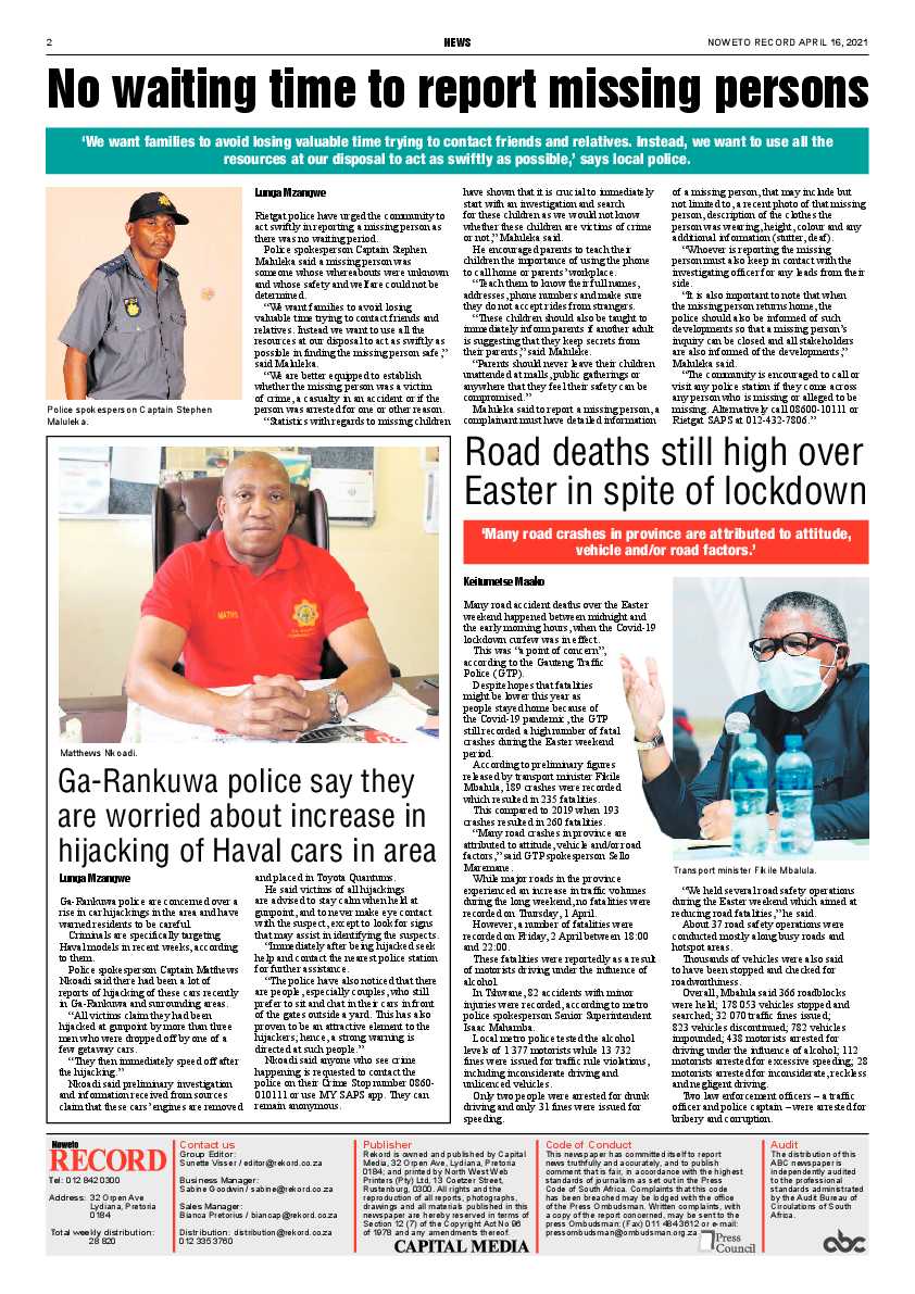 Rekord Noweto 16 April 2021 page 2