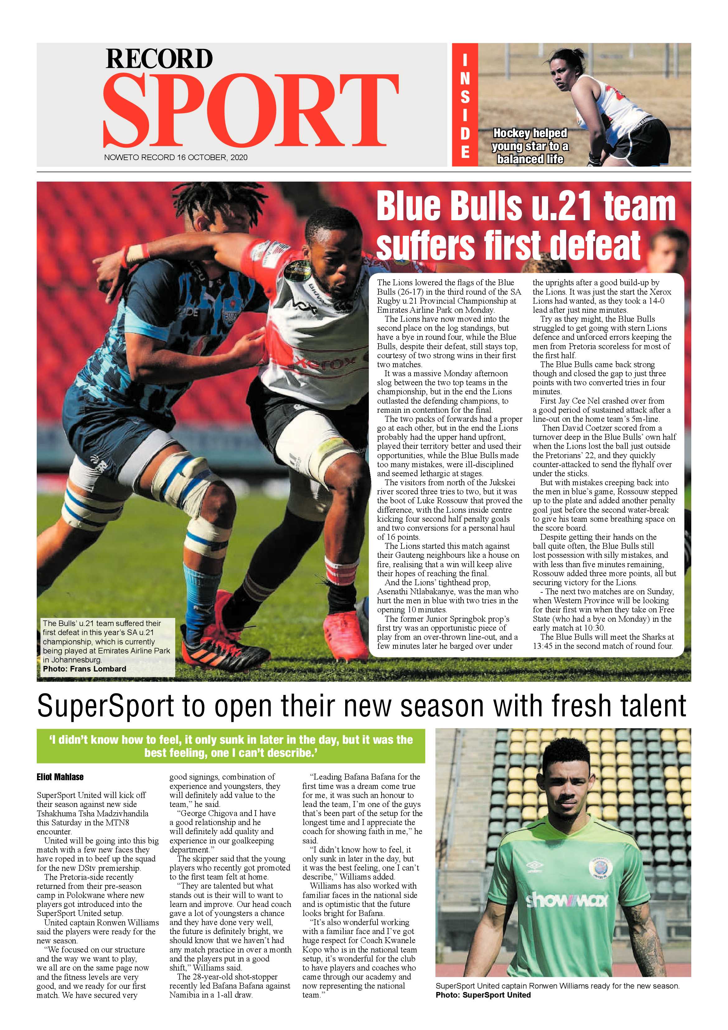 Rekord Noweto 16 October 2020 page 8