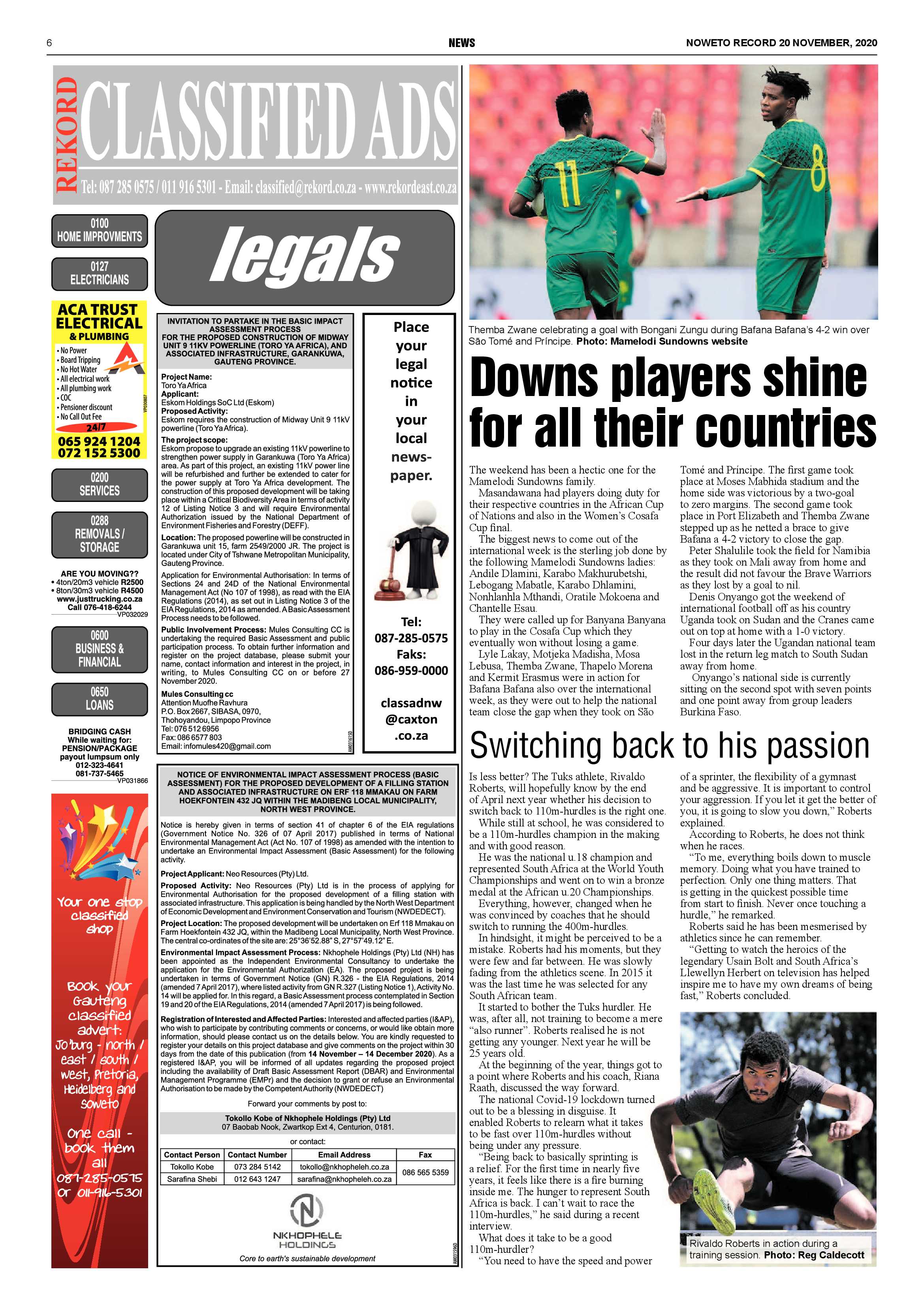 Rekord Noweto 20 November 2020 page 6
