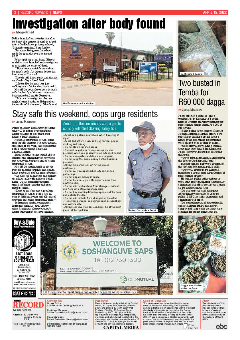 Rekord Noweto 22 April 2022 page 2