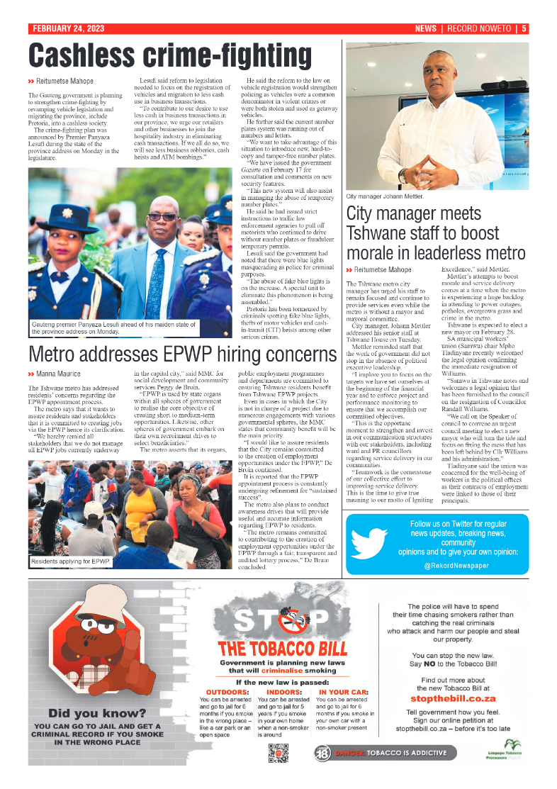 Rekord  Noweto 24 February 2023 page 5