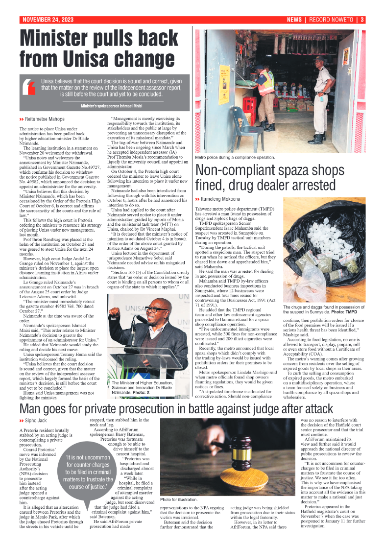 Rekord Noweto 24 November 2023 page 3