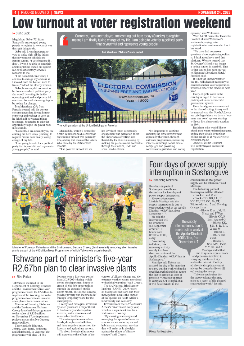 Rekord Noweto 24 November 2023 page 4