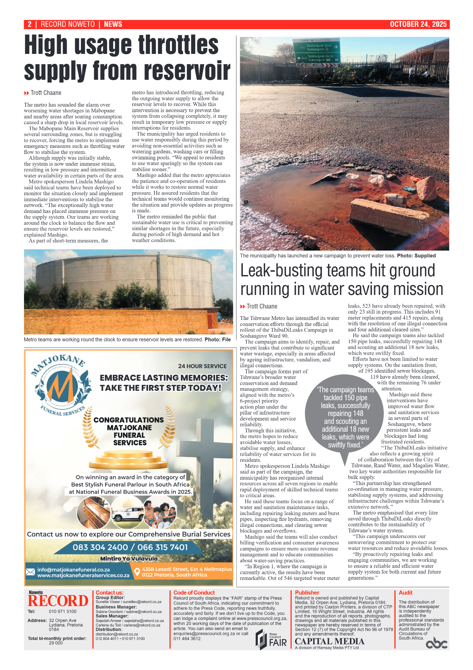 Rekord Noweto 24 October 2025 page 2