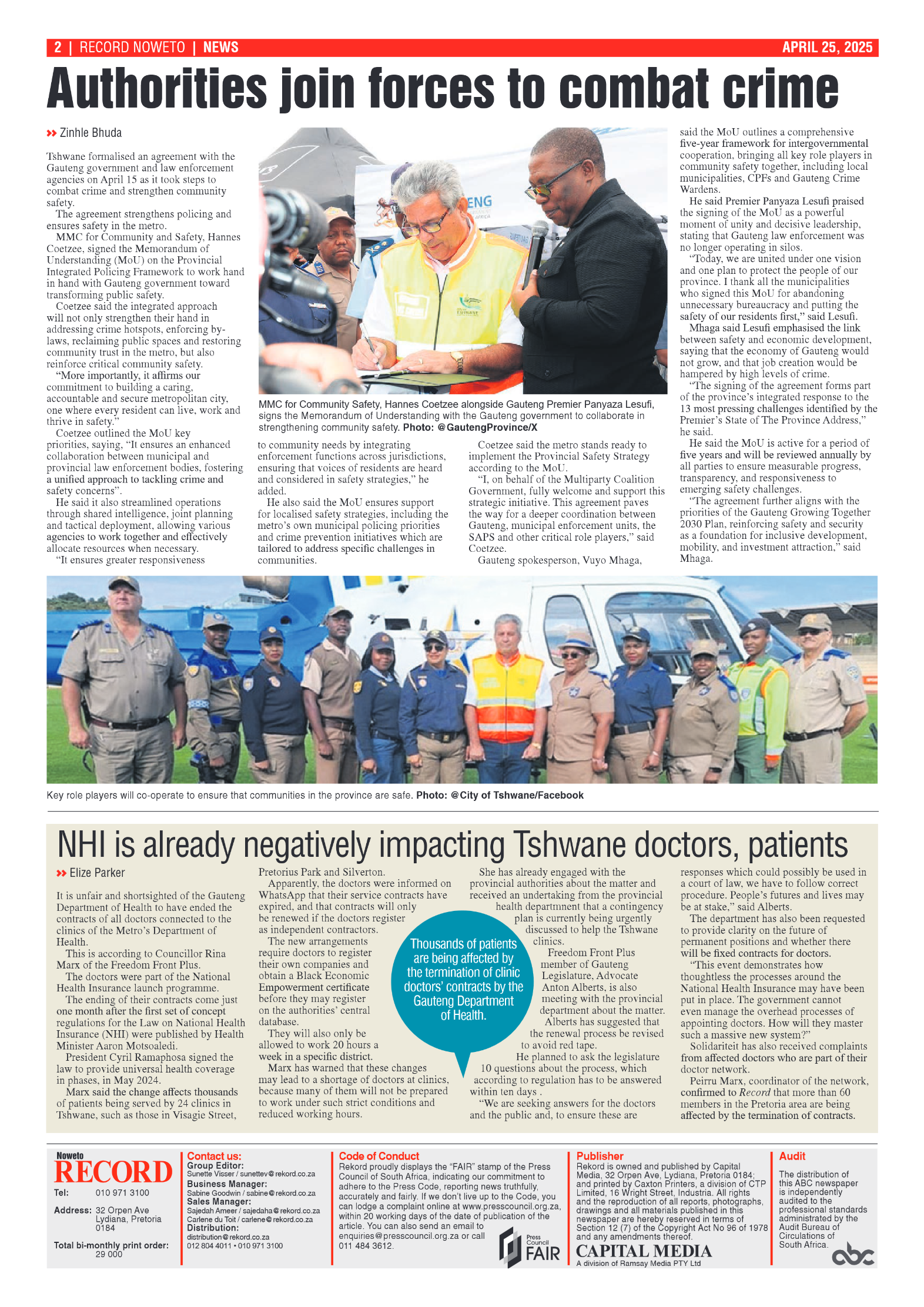 Rekord Noweto 25 April 2025 page 2