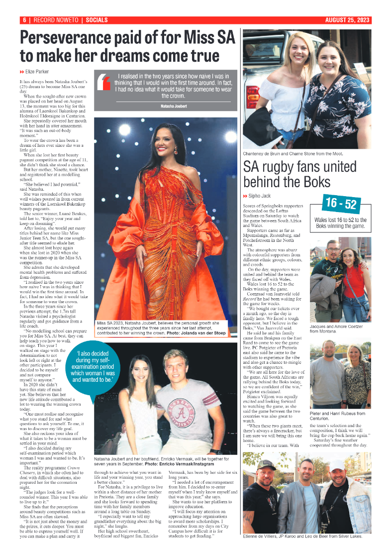 Rekord Noweto 25 August 2023 page 6