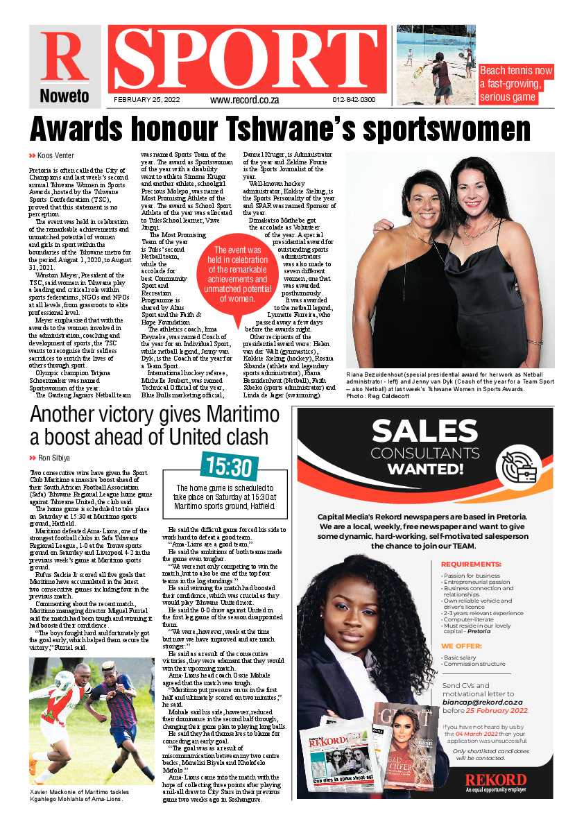 Rekord Noweto 25 February 2022 page 8
