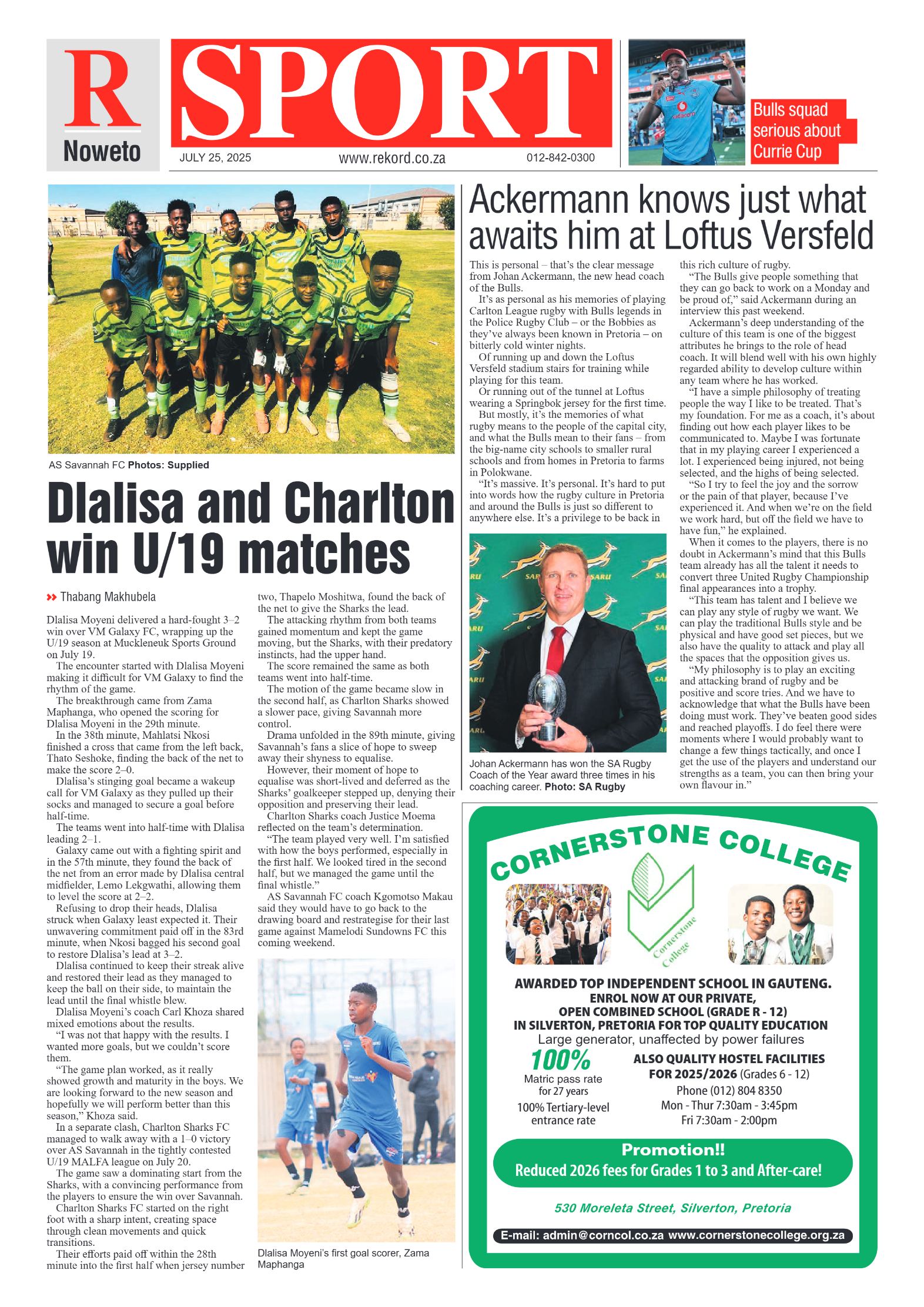 Rekord Noweto 25 July 2025 page 8