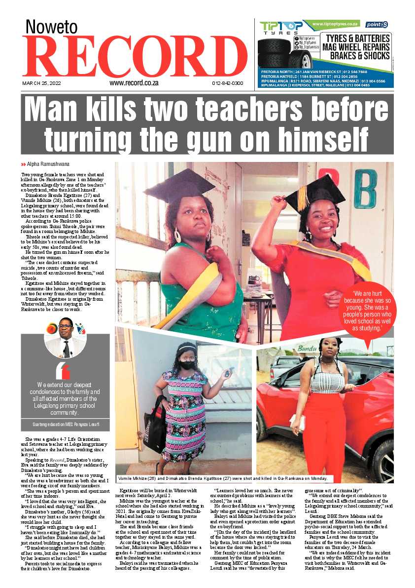 Rekord Noweto 25 March 2022 page 1