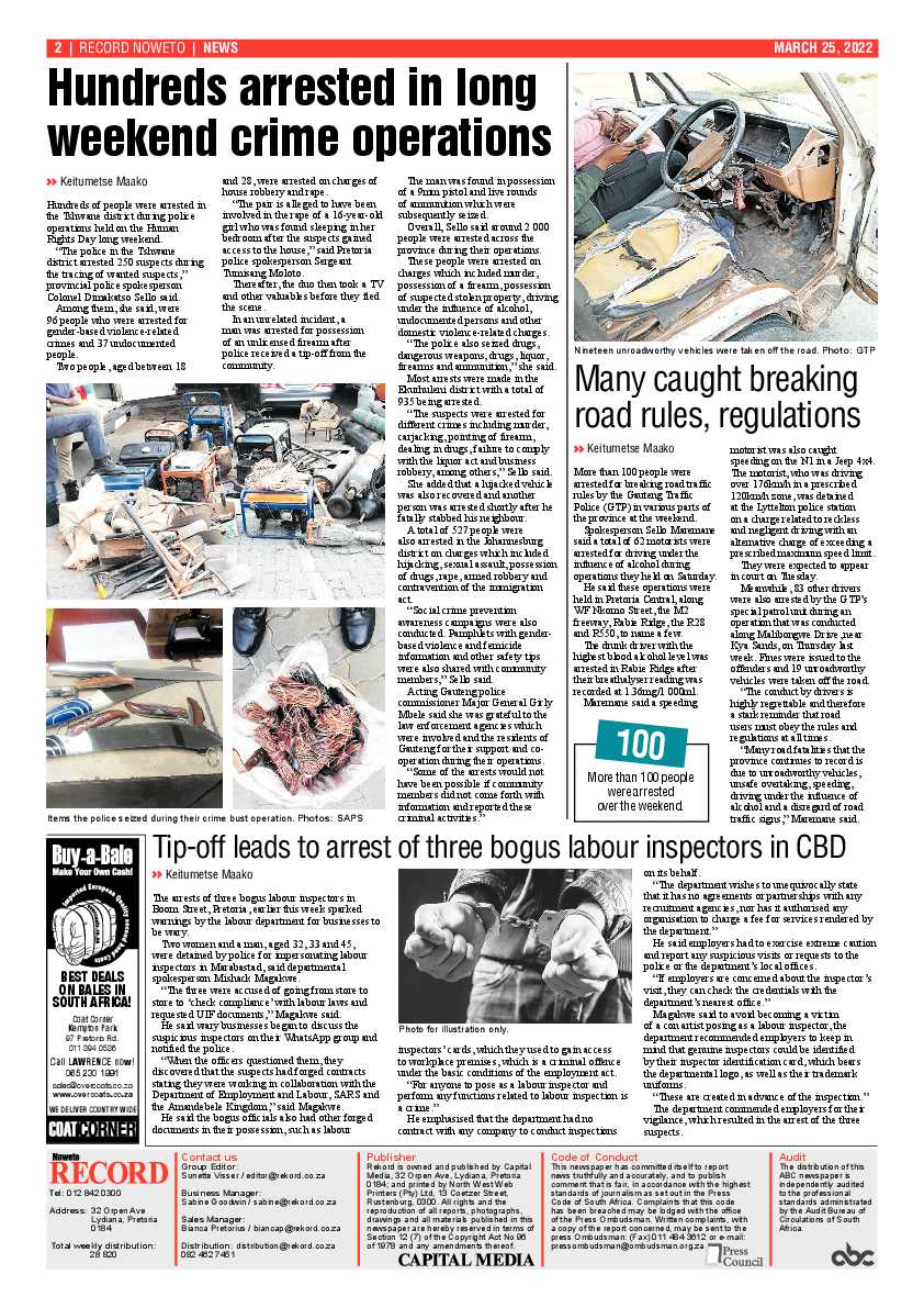 Rekord Noweto 25 March 2022 page 2