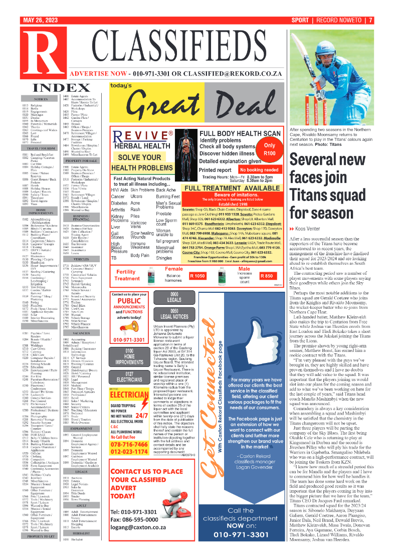 Rekord Noweto 26 May 2023 page 7