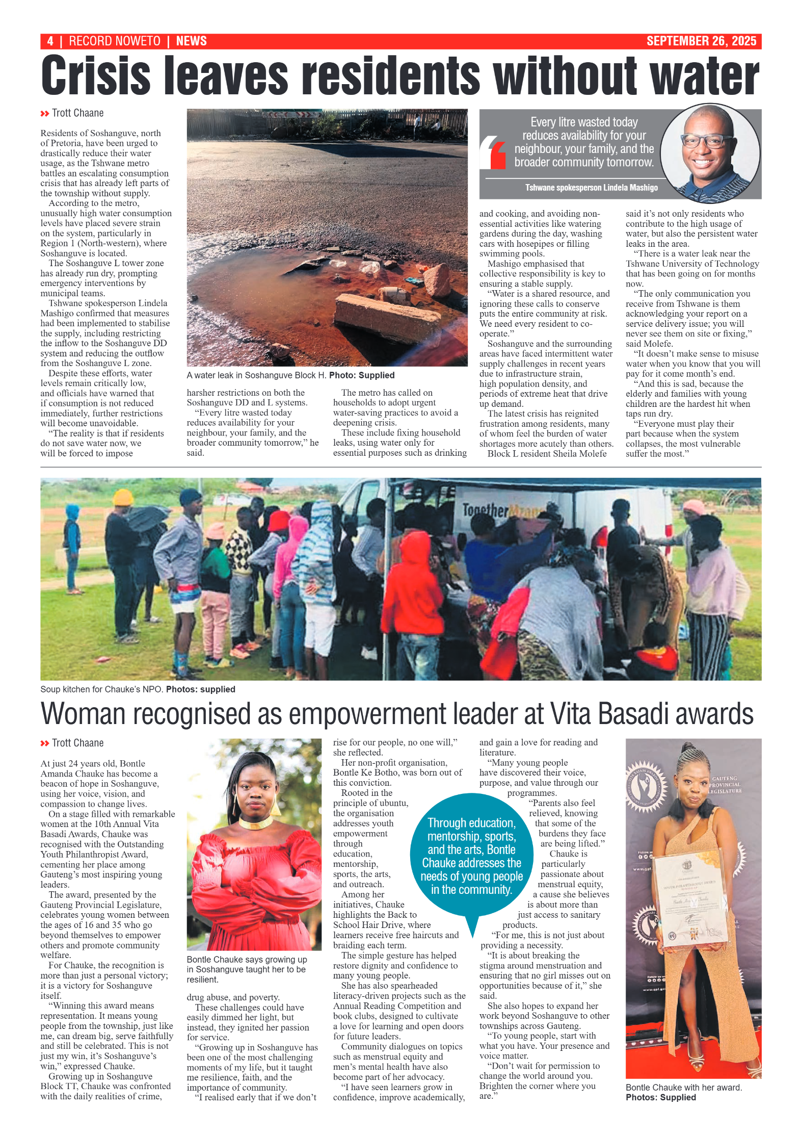 Rekord Noweto 26 September 2025 | Rekord