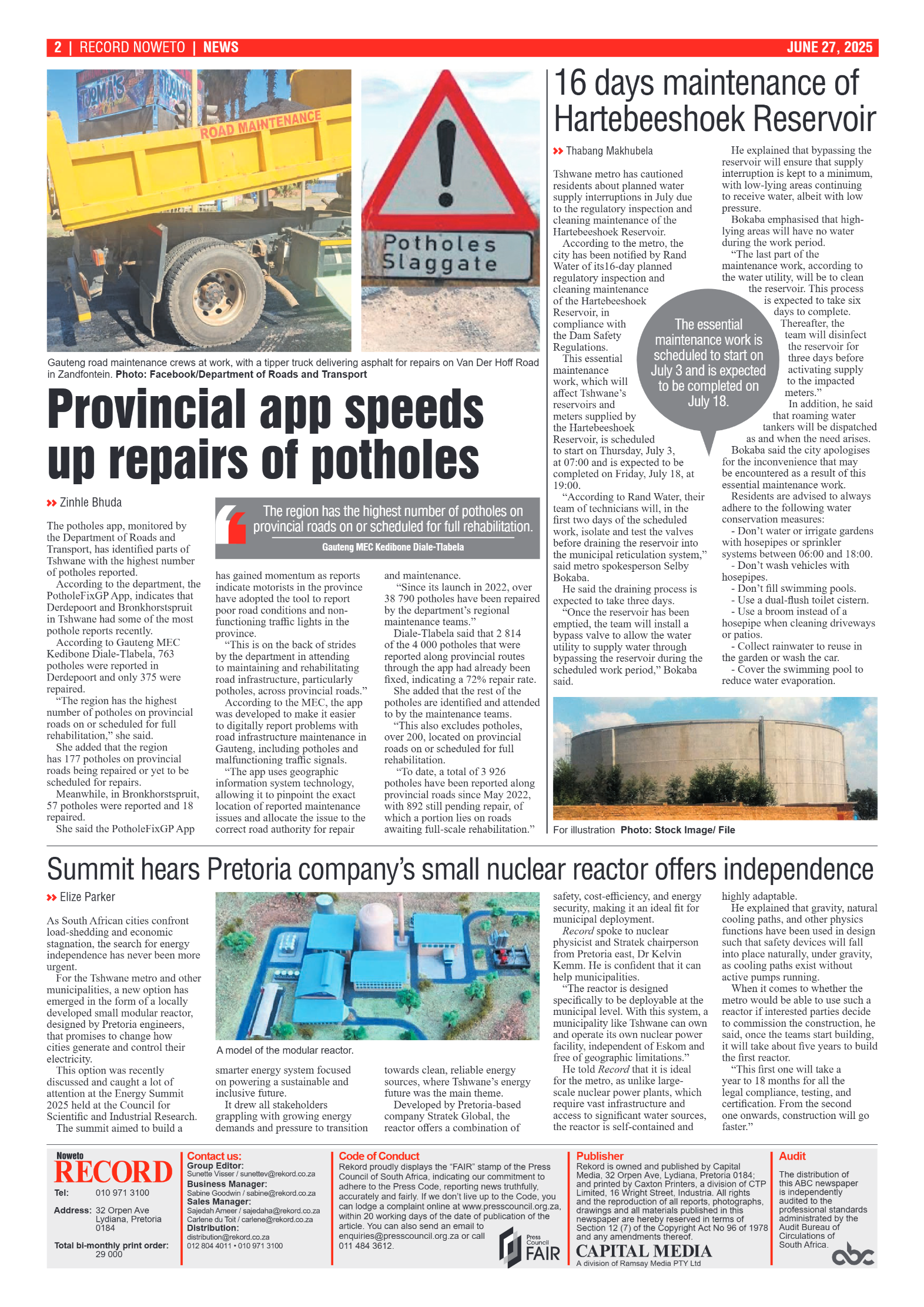 Rekord Noweto 27 June 2025 page 2