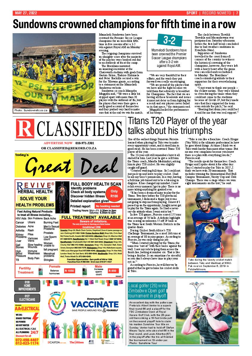 Rekord Noweto 27 May 2022 page 7