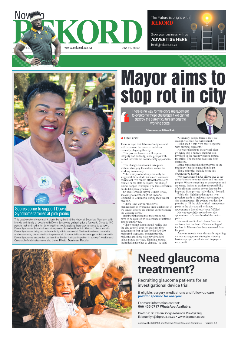 Rekord Noweto 27 October 2023 page 1