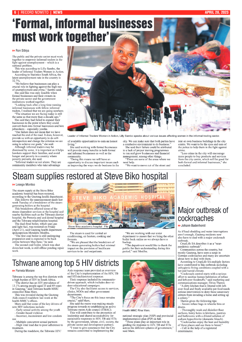 Rekord Noweto  28 April 2023 page 6