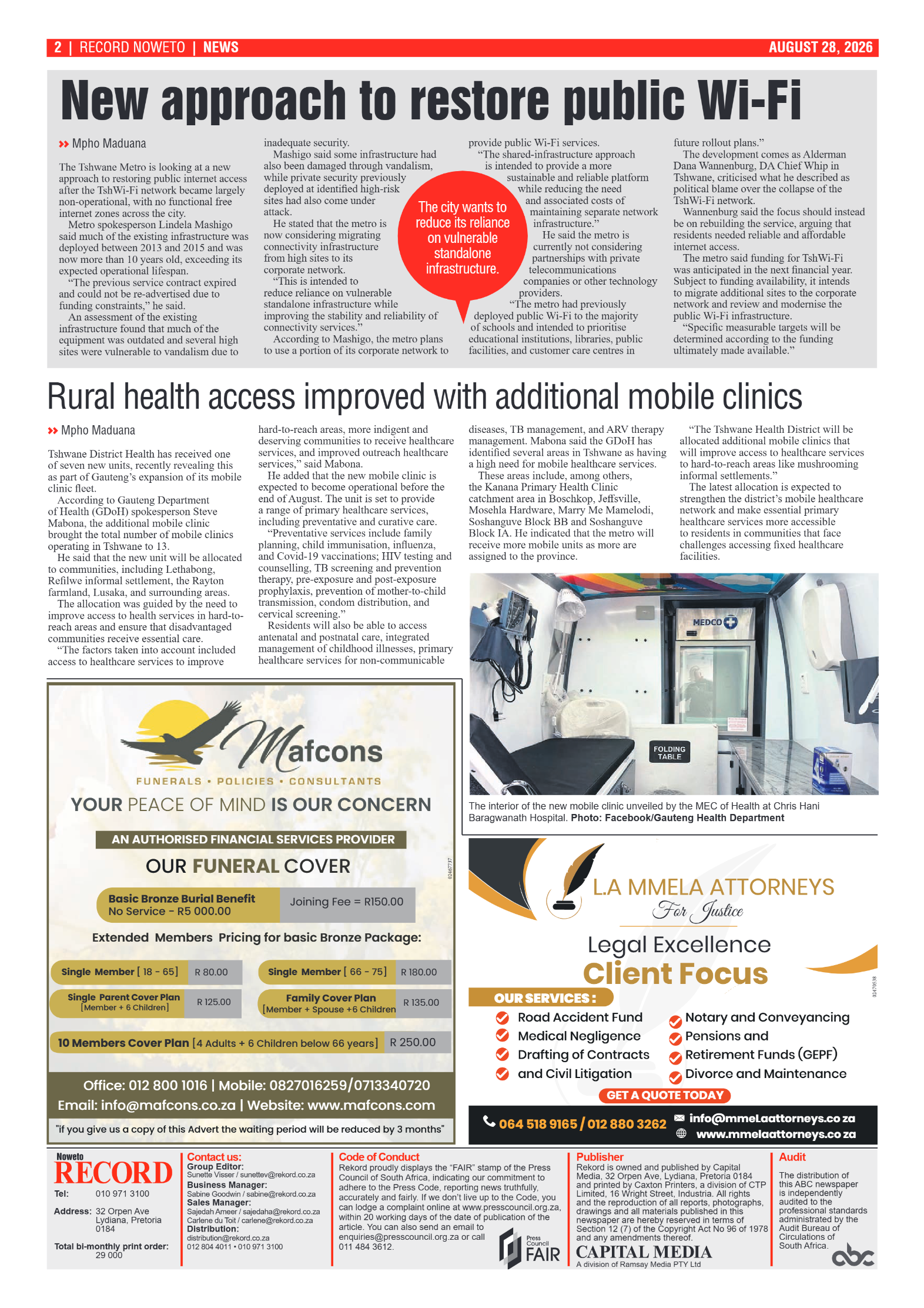 Rekord Noweto 28 August 2026 page 2