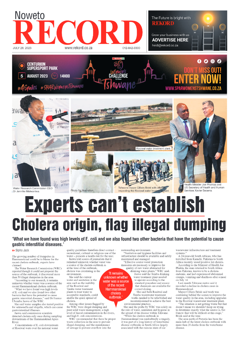 Rekord Noweto 28 July 2023 page 1