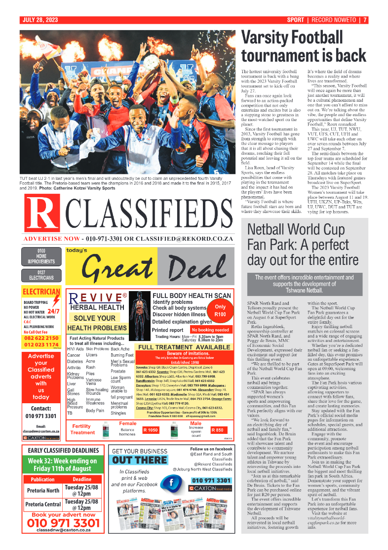 Rekord Noweto 28 July 2023 page 7
