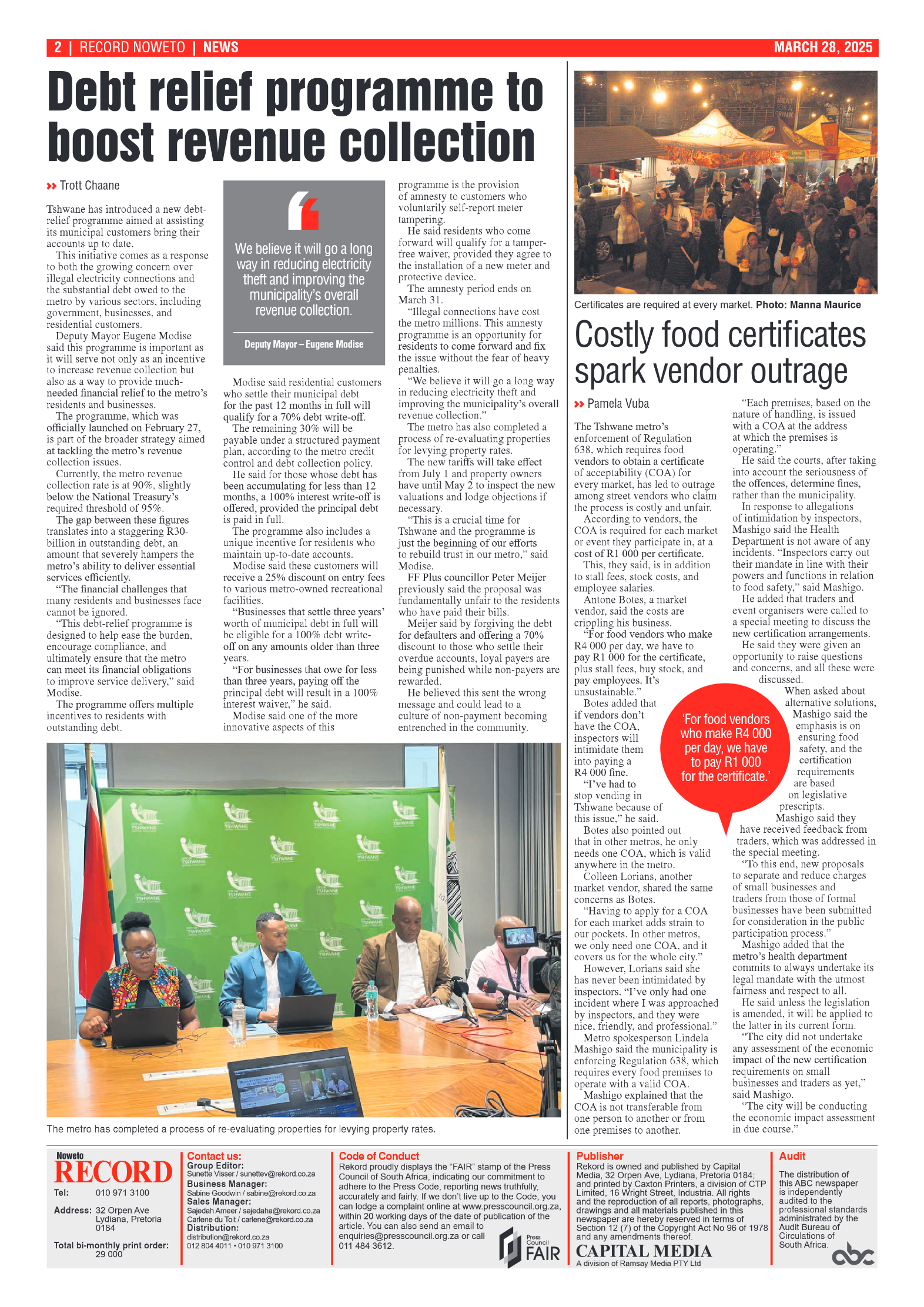 Rekord Noweto 28 March 2025 page 2