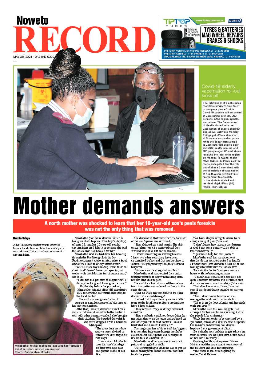 Rekord Noweto 28 May 2021 page 1